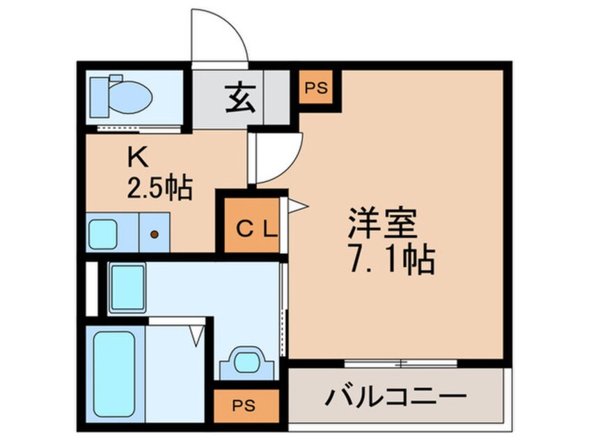 間取図 グランエクラ加島Ⅰ