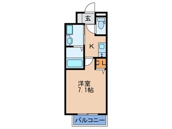 間取図 グランエクラ加島Ⅱ