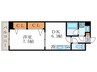 シオン 1DKの間取り