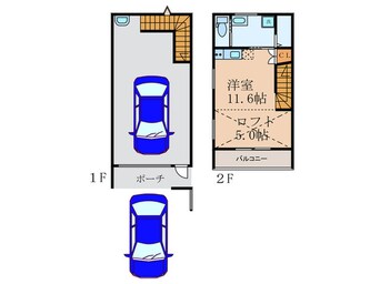 間取図 GARAGE321