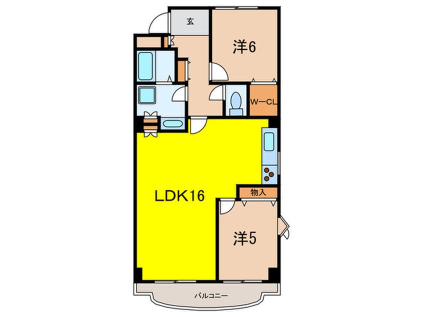 間取図 グレース甲陽園