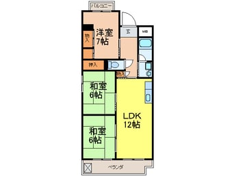 間取図 エトワ－ル小松