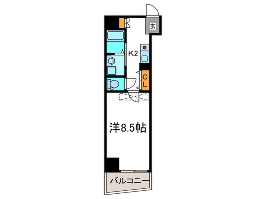 間取図 アスティオン大手通