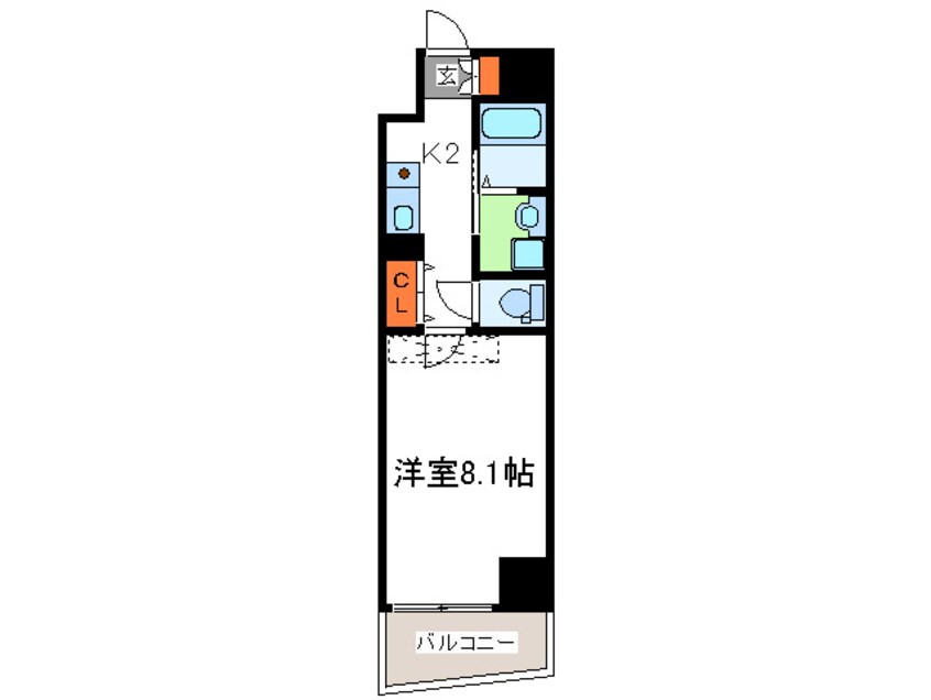 間取図 アスティオン大手通