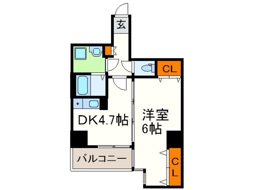 間取図 アスティオン大手通