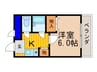ラ・ヴィ－タ本町 1Kの間取り