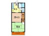 押部マンションⅠ 2Kの間取り