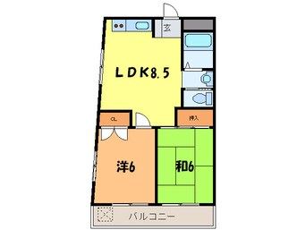 間取図 明政ハイツ