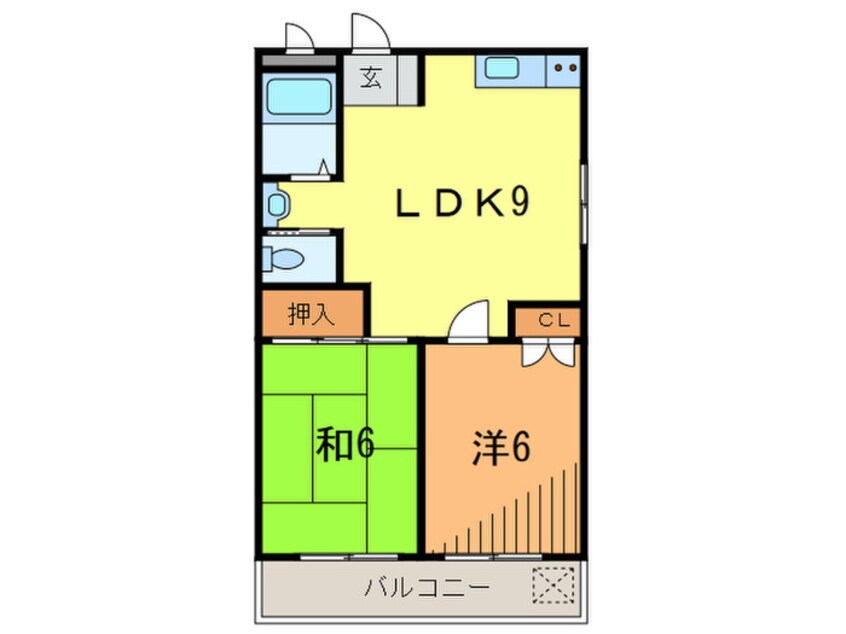 間取図 明政ハイツ