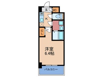 間取図 アドバンス西梅田ビオス
