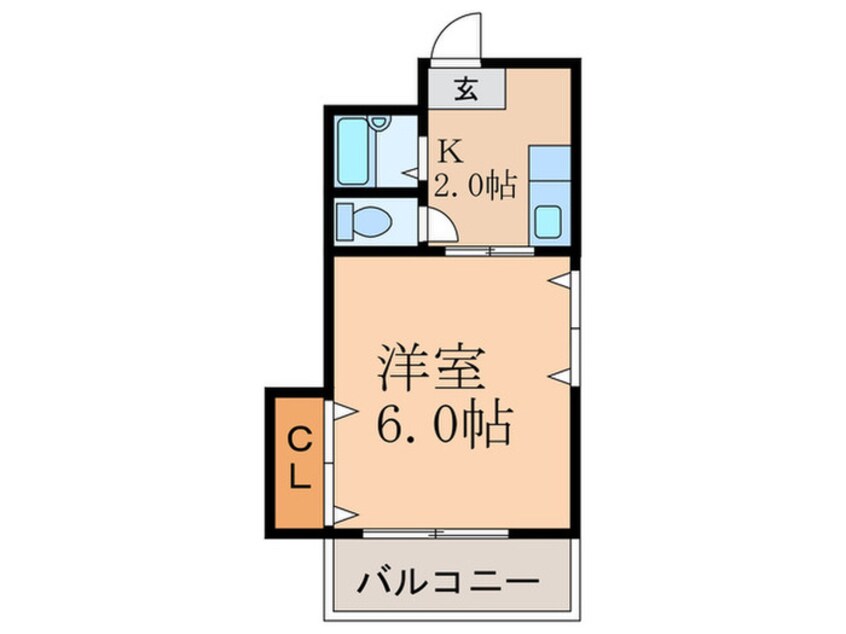 間取図 エスポワ－ルマエダ