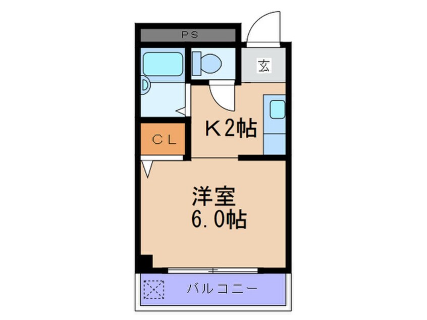 間取図 エスポワ－ルマエダ