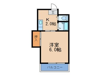 間取図 エスポワ－ルマエダ