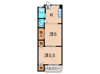 間取図 グレイス川西南館