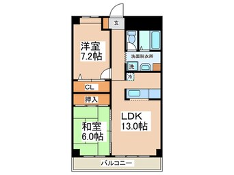 間取図 スカイプラザⅠ