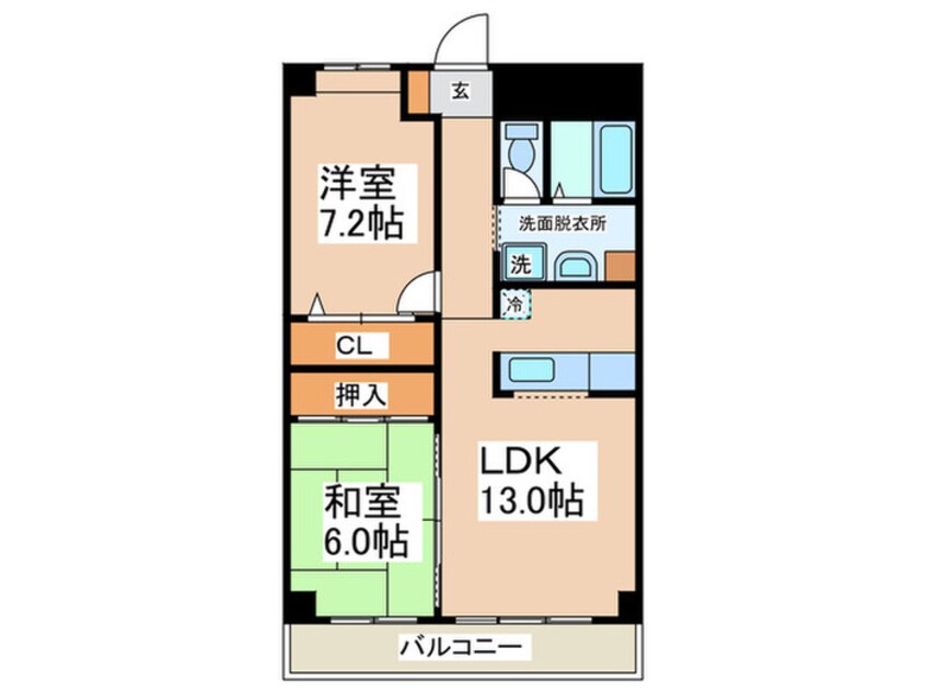 間取図 スカイプラザⅠ