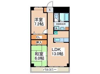 間取図 スカイプラザⅠ