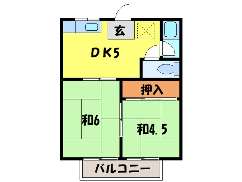 間取図 シャトーロアール