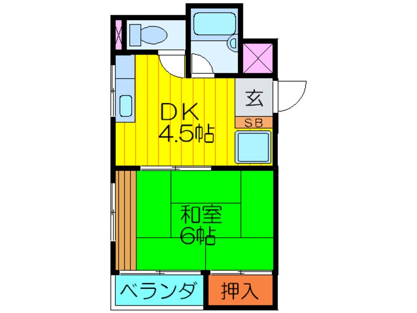 間取図 川島第５ビル