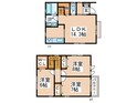 柏原市国分本町戸建貸家Ｂ棟の間取図