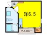原田北三番館 1Rの間取り