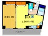 パ－クウォ－ク京都東山 1LDKの間取り