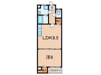 間取図 グレイス川西北館