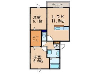 間取図 カーサルミノサ　トレ