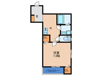 間取図 Ｌｏｆｔｙ大桐