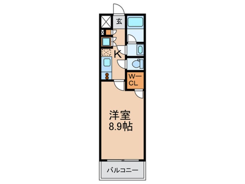 間取図 レジディア京町堀