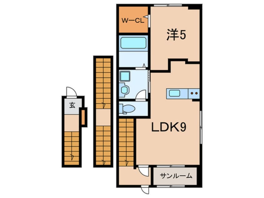 間取図 Ｌｕｔａｎ北町