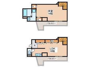 間取図 CITY SPIRE難波サウスタワー