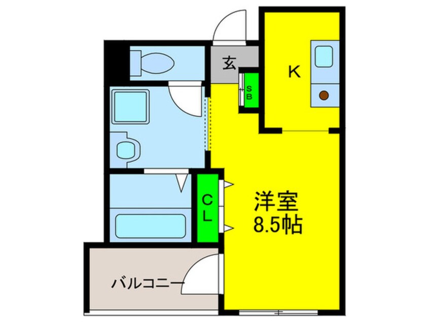 間取図 CITY SPIRE難波サウスタワー