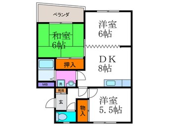 間取図 カーサ・IKUSHIMA