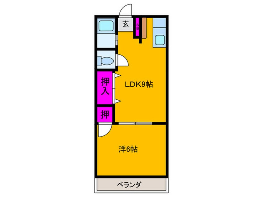 間取図 松旭マンション