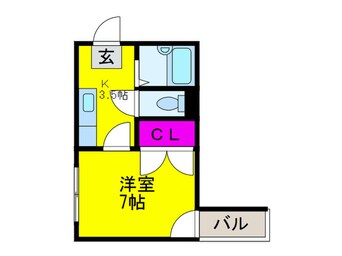 間取図 アネックス平野西