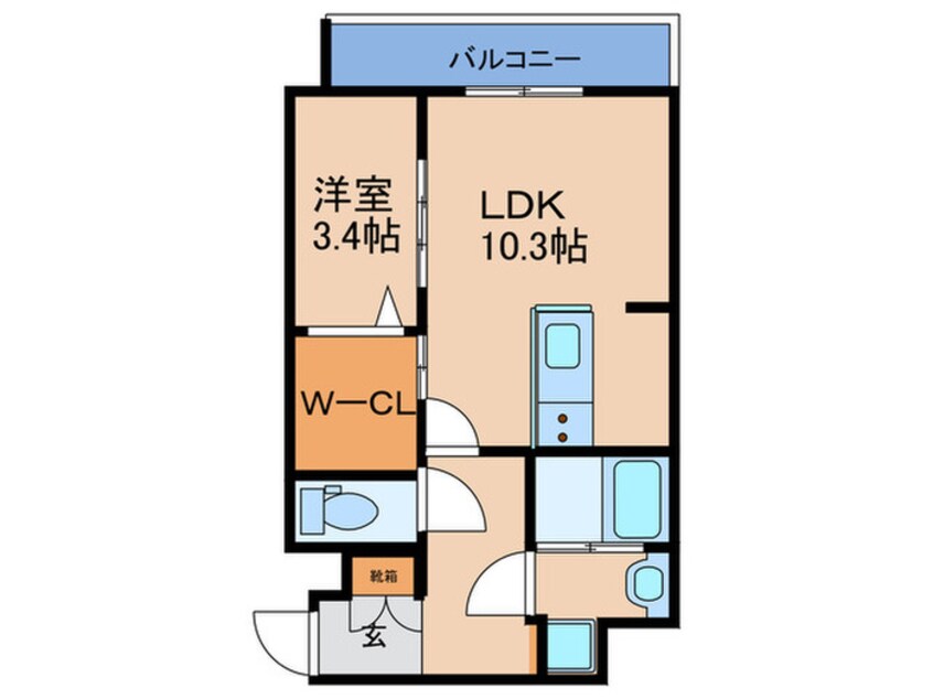 間取図 ミラージュパレス天満橋