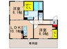 フレアＭＥＧＵＲＩ 2LDKの間取り