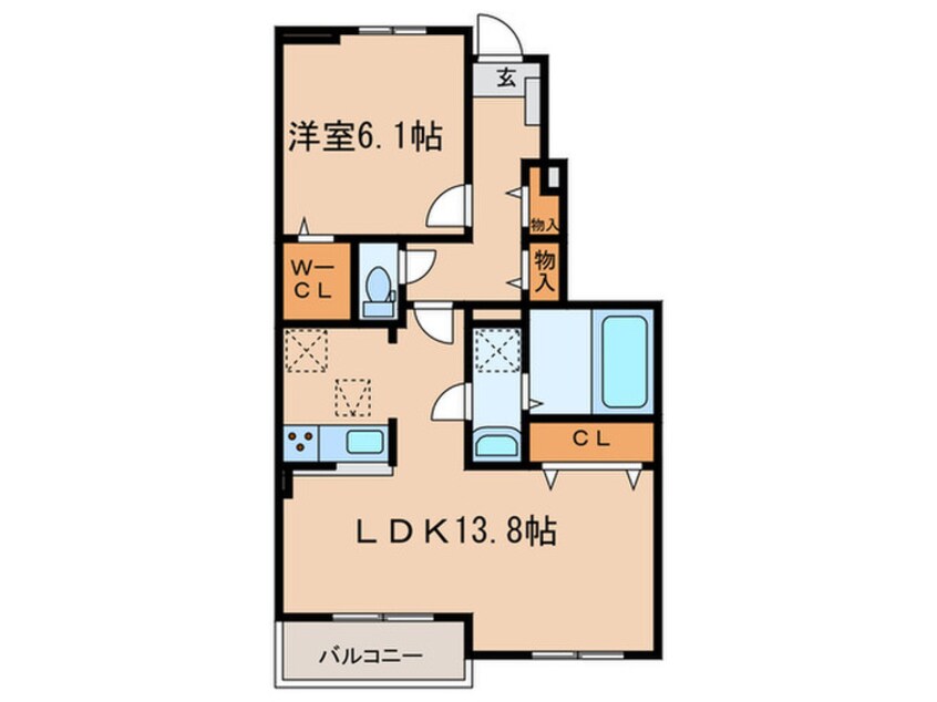 間取図 エテルノ長滝