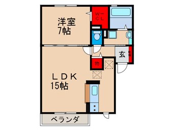 間取図 Ｍ・Ｋスクエア1