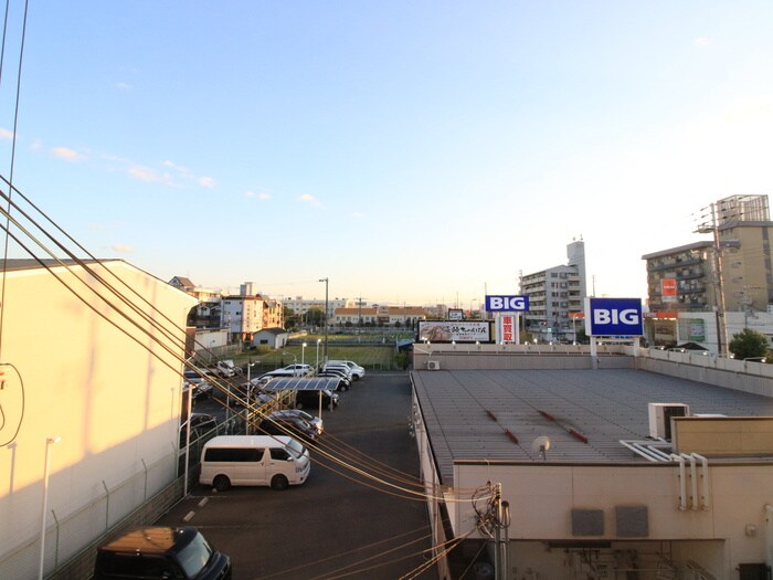 室内からの展望 グレ－ス長居公園