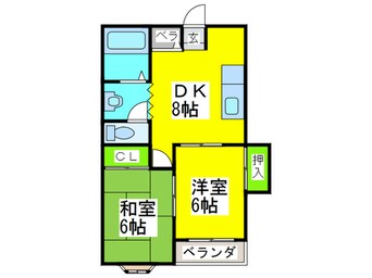 間取図 コーポ南野