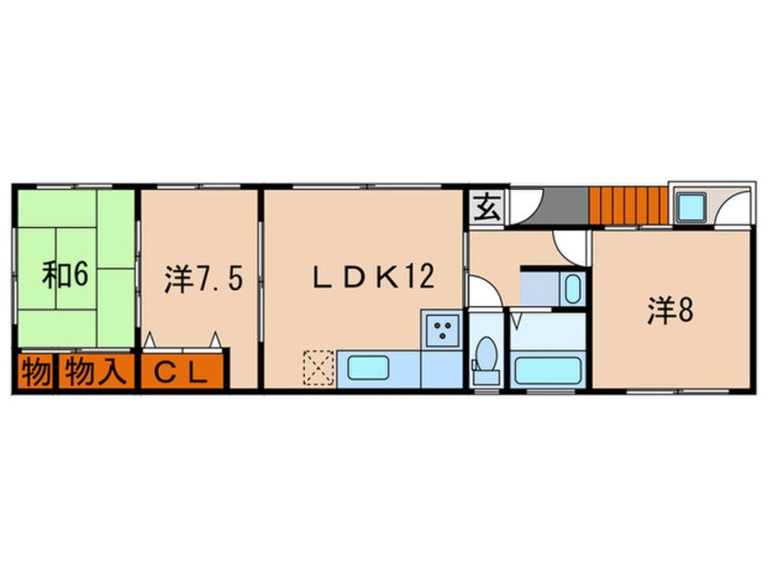 間取図 蓮池マンション