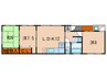 蓮池マンション 3LDKの間取り