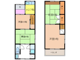 間取図 加茂貸家