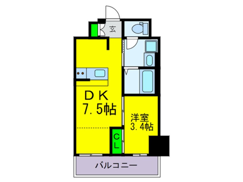 間取図 サザンクレスト七道シエル