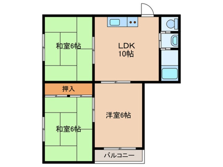 間取図 プレジール中野