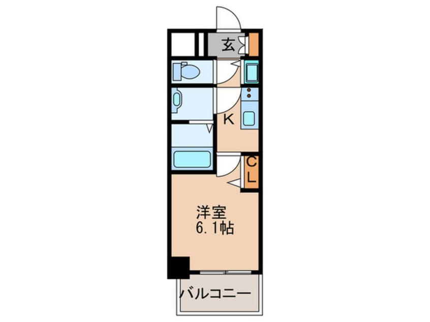間取図 ベラジスタ塚本（602）