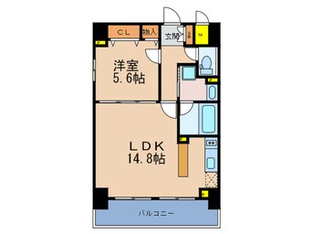 間取図 プランドール・堂島