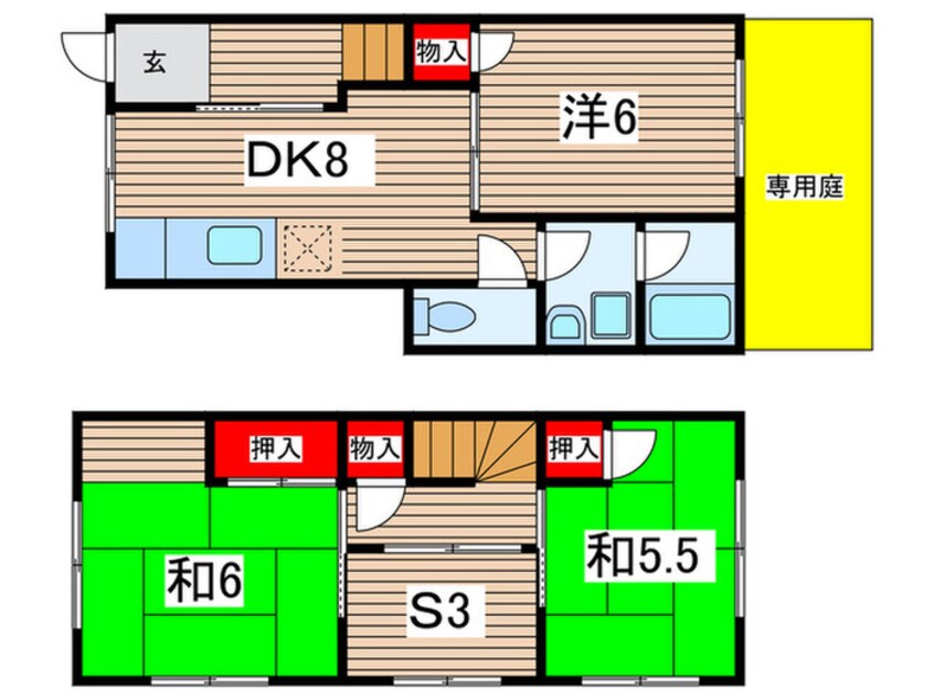 間取図 池永テラスハウス